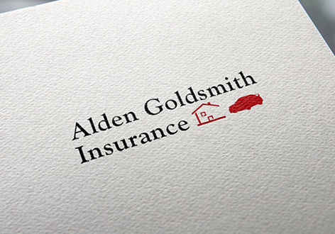 Alden Goldsmith Insurance logo printed on a paper